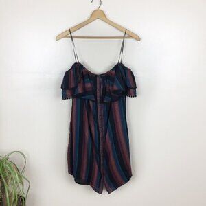 [WAYF] Boho Off the Shoulder Striped Top